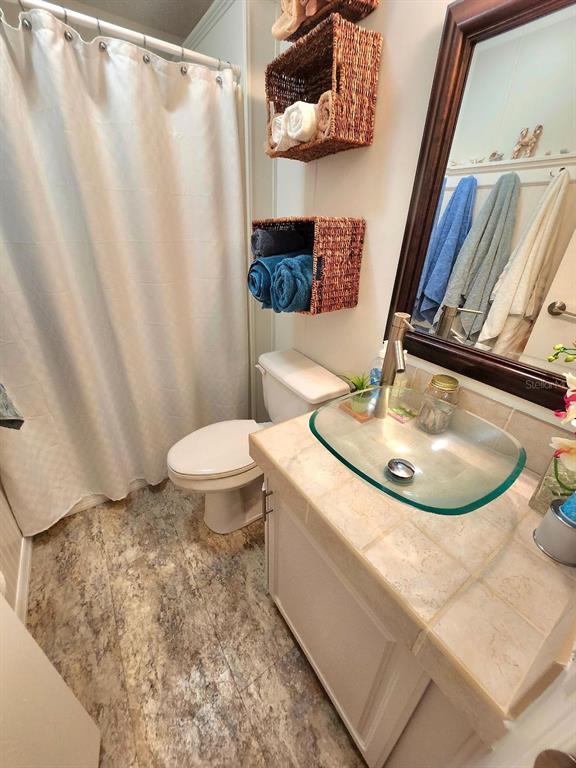 6513 Oregon Street Bradenton, FL 34207 - Photo 29 of 57 a bathroom with a sink toilet and mirror