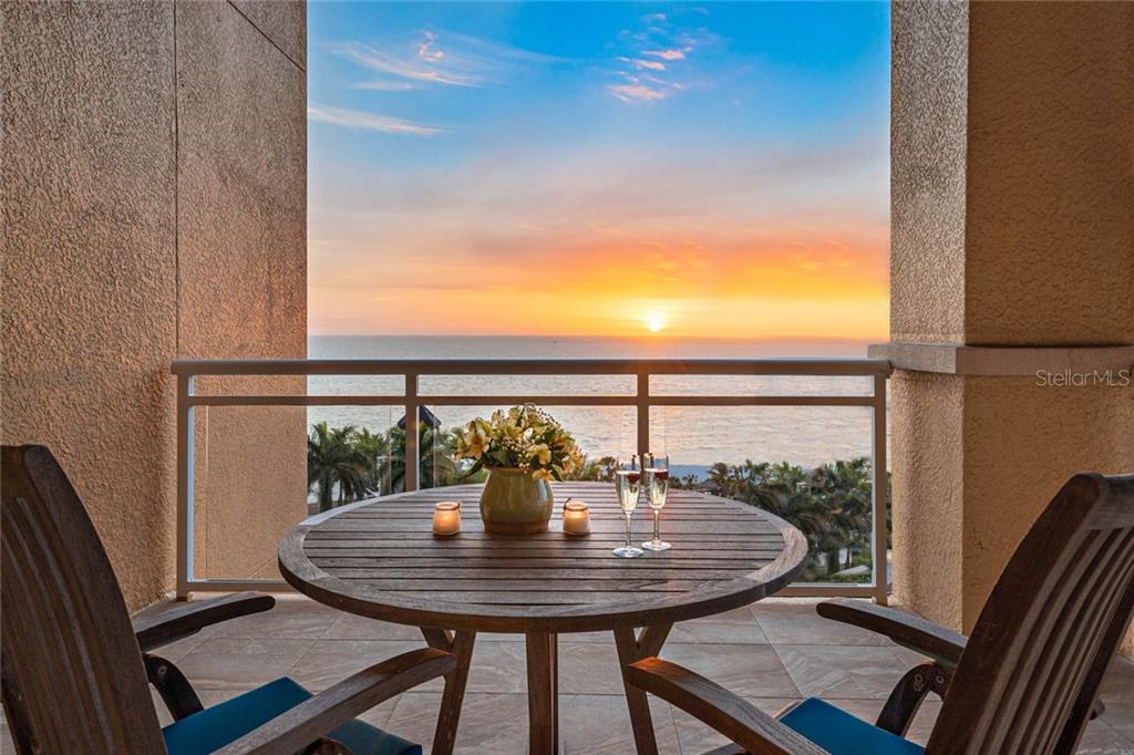 Daily sunsets from 75 x11 wrap around terrace