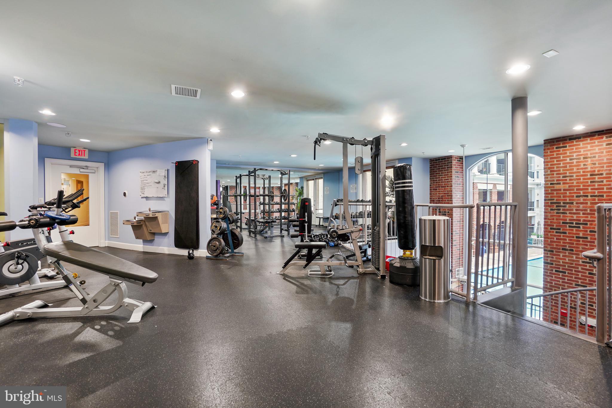 27 Booth Street, Unit 345 Gaithersburg, MD 20878 - Photo 38 of 40 a view of a room with gym equipment