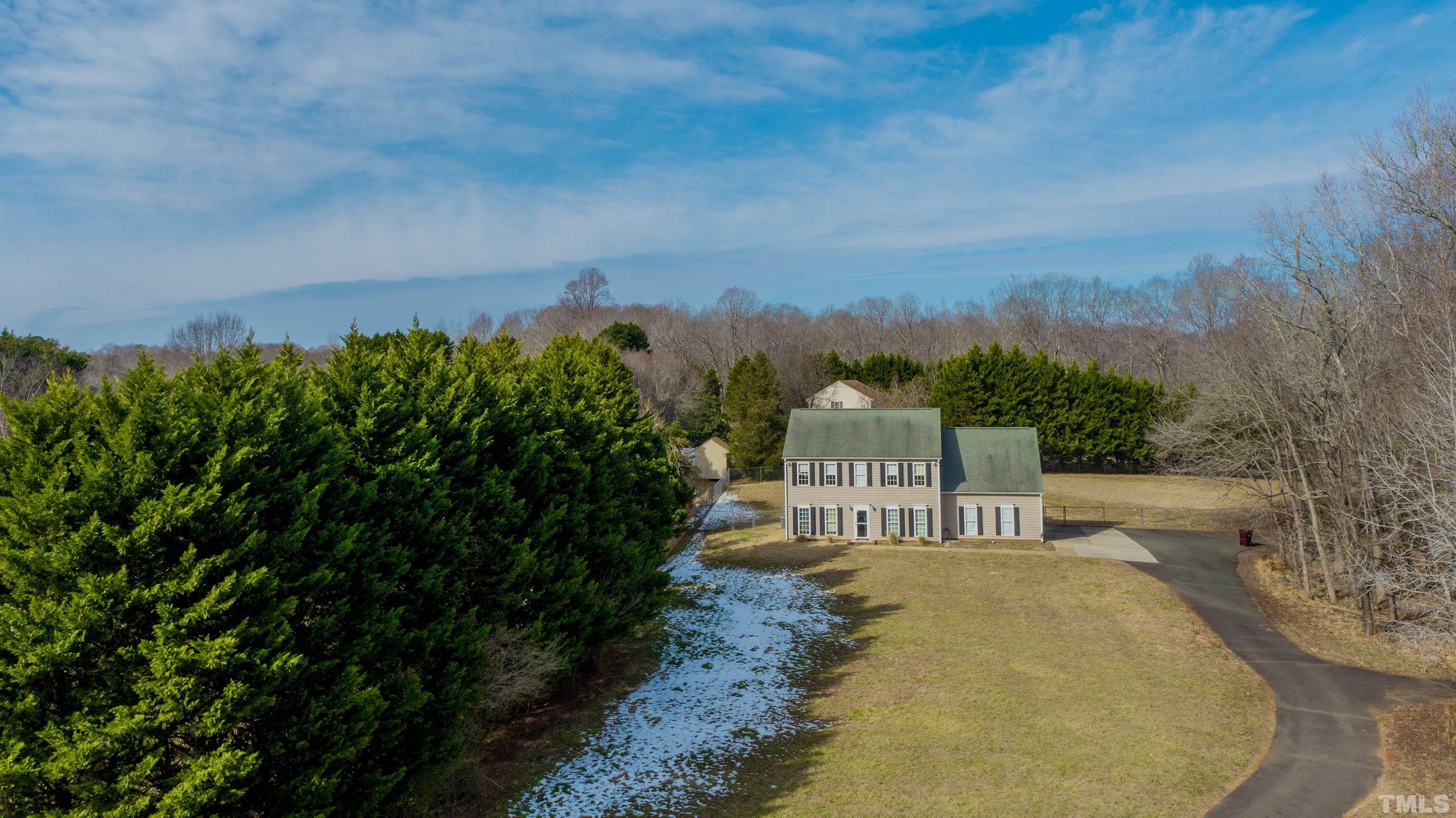 145 Deep Creek Point Rougemont, NC 27572 - Photo 38 of 52 a view of a garden with an outdoor space