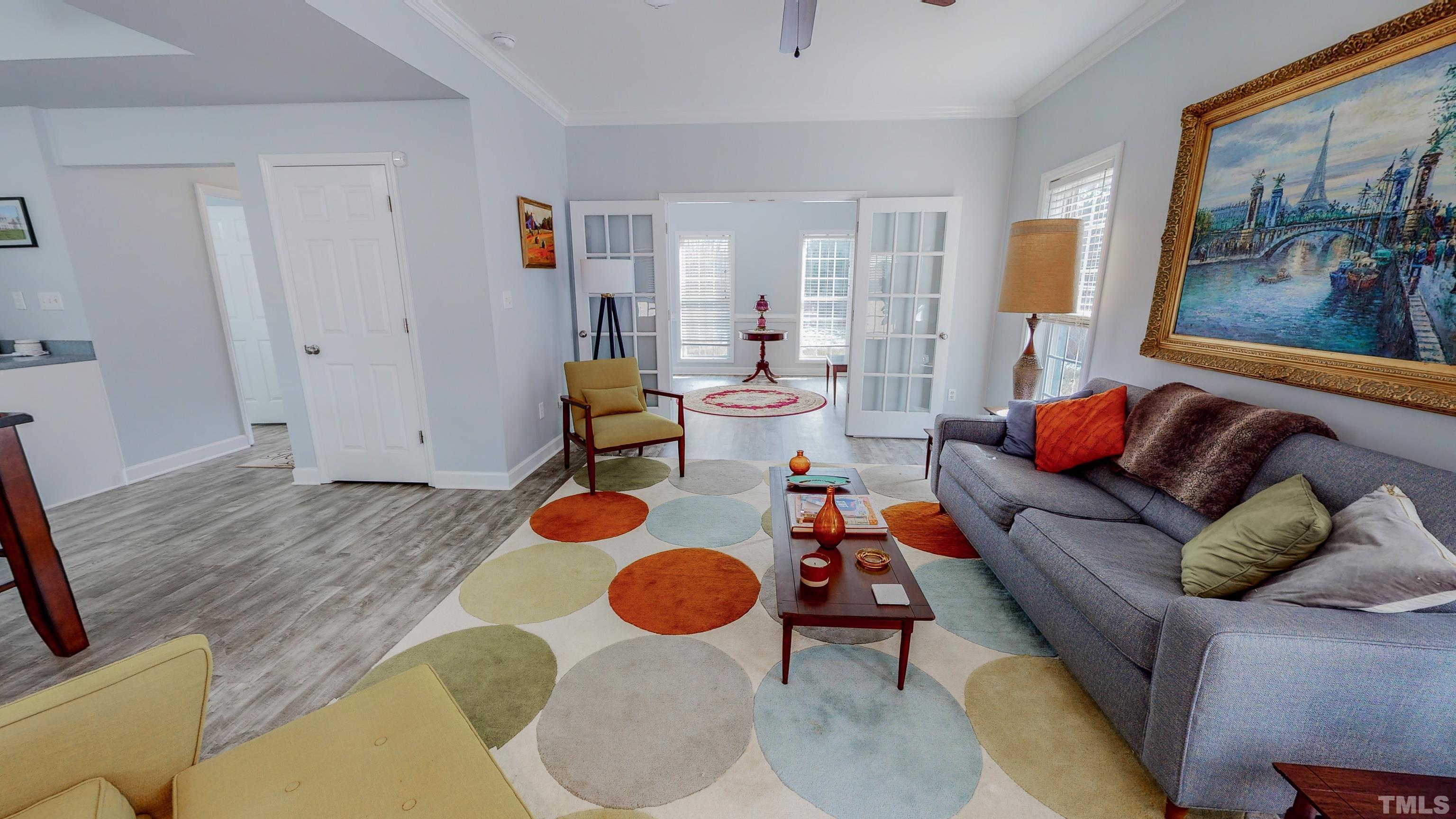 145 Deep Creek Point Rougemont, NC 27572 - Photo 46 of 52 a living room with furniture and wooden floor