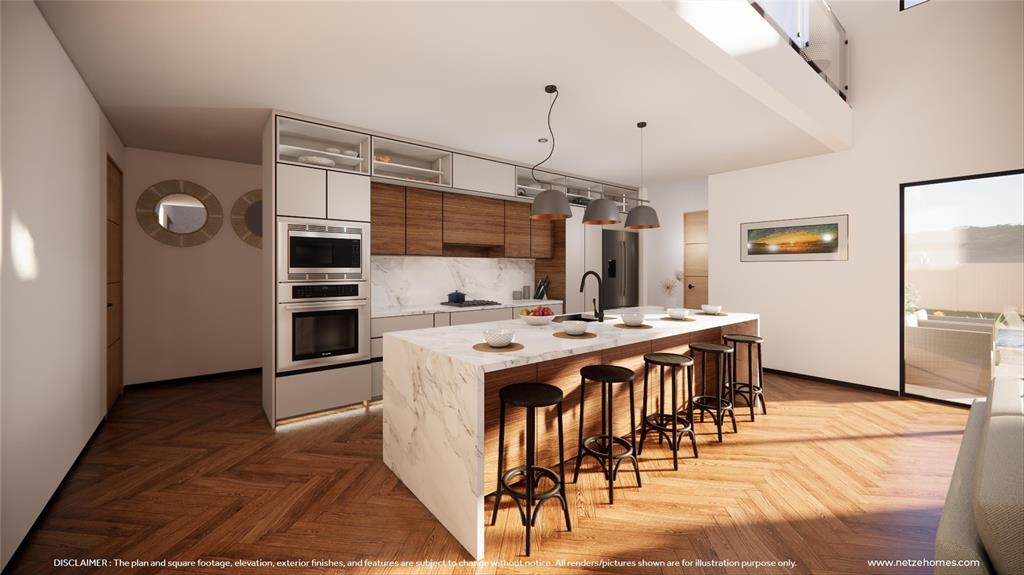 3601 Sky Rdg Lane Melissa, TX 75454 - Photo 4 of 31 a kitchen with kitchen island a sink stove and refrigerator