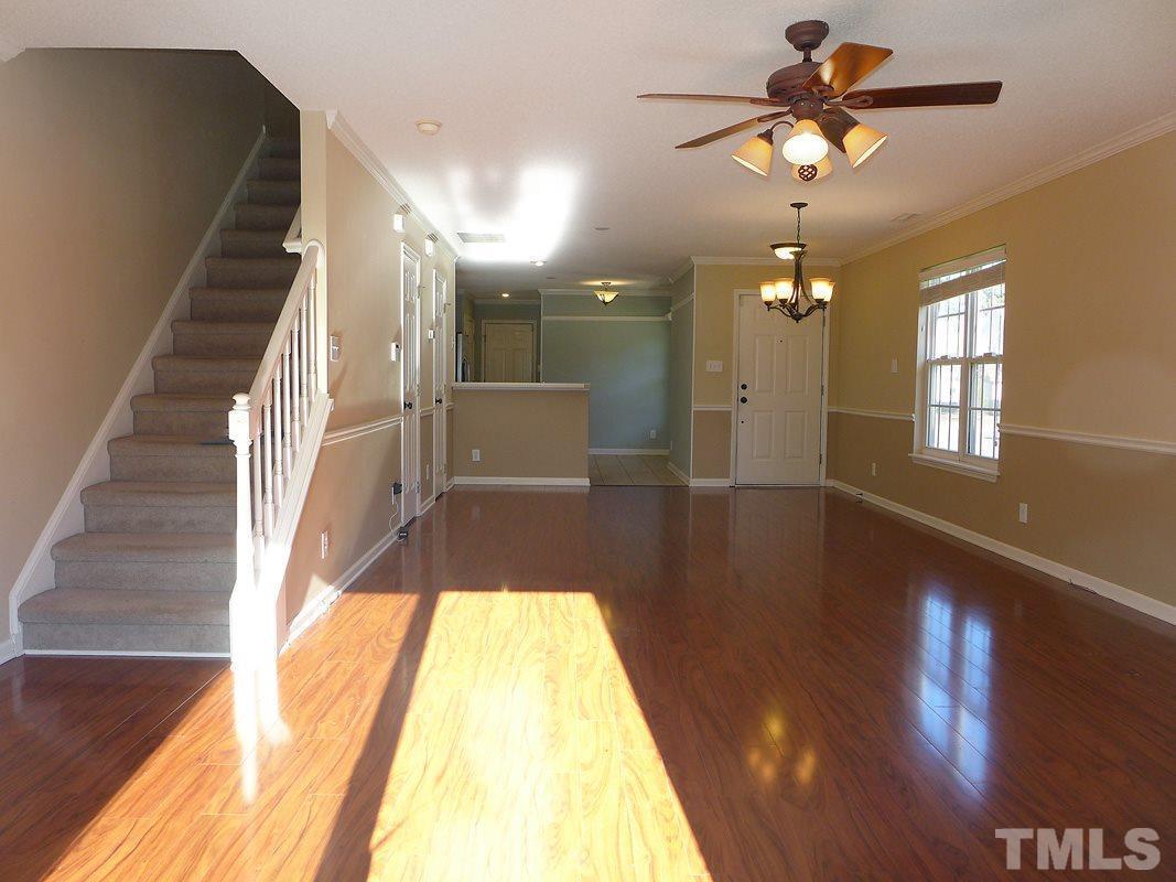 122 Higher Learning Drive Durham, NC 27713 - Photo 4 of 19 a view of entryway and hall with wooden floor