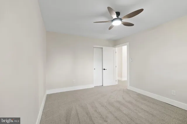 a view of an empty room