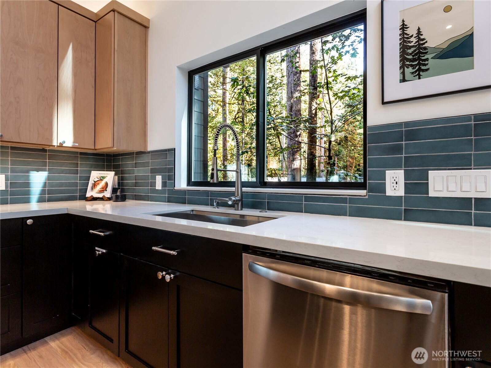 7400 Miller Way Deming, WA 98244 - Photo 8 of 27 a kitchen with a sink and a window