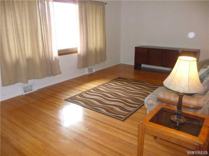 205 Zurbrick Road Cheektowaga, NY 14043 - Photo 5 of 14 Living Room. Spacious living rm with gleaming hard