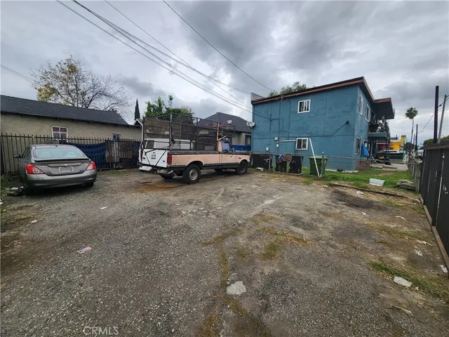 a view of a cars parking space