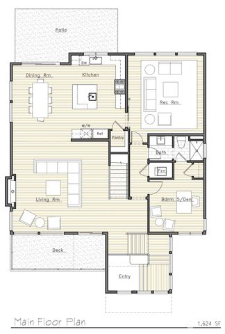 a picture of a floor plan