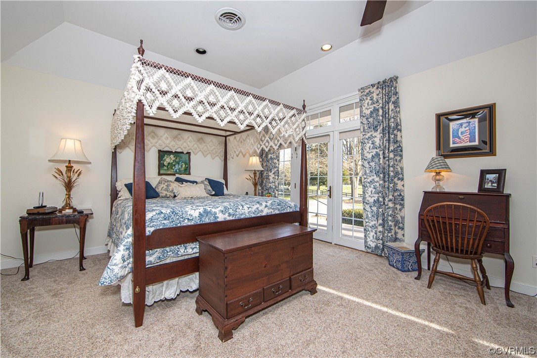 2729 Judes Ferry Road Powhatan, VA 23139 - Photo 24 of 50 Primary bedroom is large and overlooks the front fields. 10' ceilings