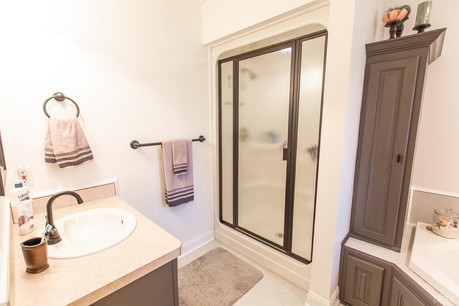 2096 Austin Mill Road Evington, VA 24550 - Photo 32 of 44 a bathroom with a sink a toilet and mirror
