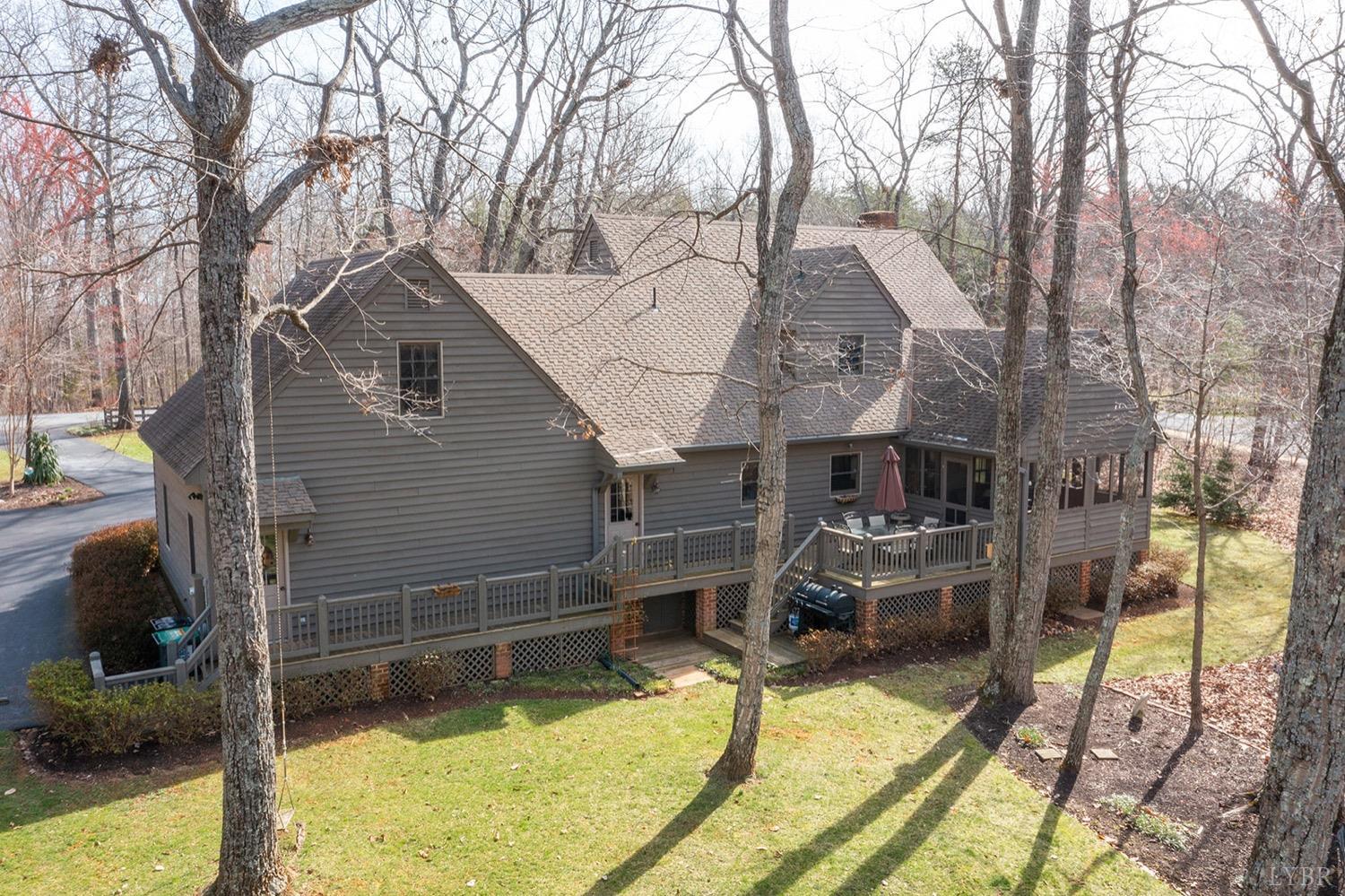 2096 Austin Mill Road Evington, VA 24550 - Photo 43 of 44 a view of a house with a backyard