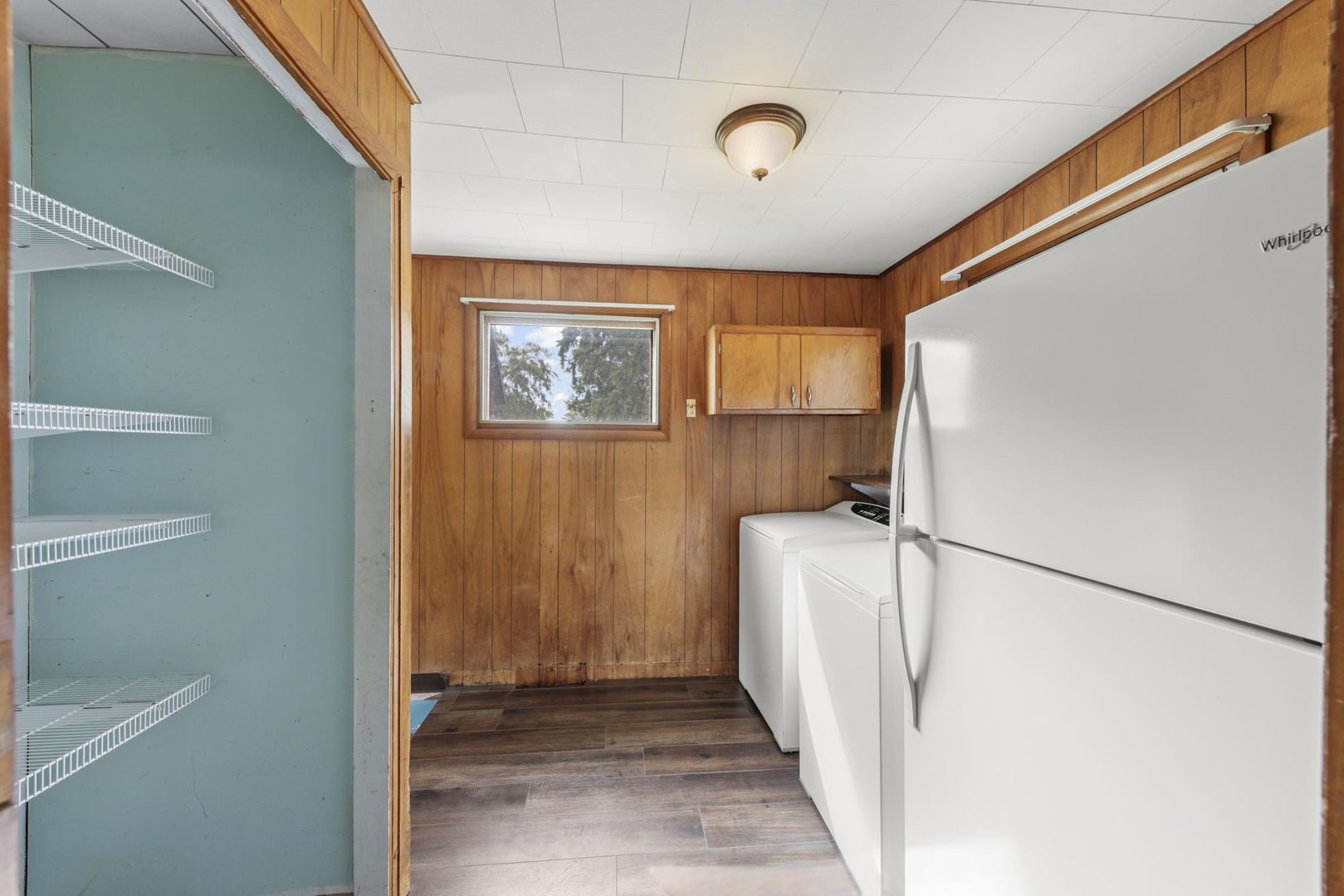 301 North Main Street Herscher, IL 60941 - Photo 23 of 34 a view of a storage and utility room with a window