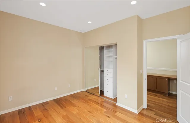 a view of an empty room