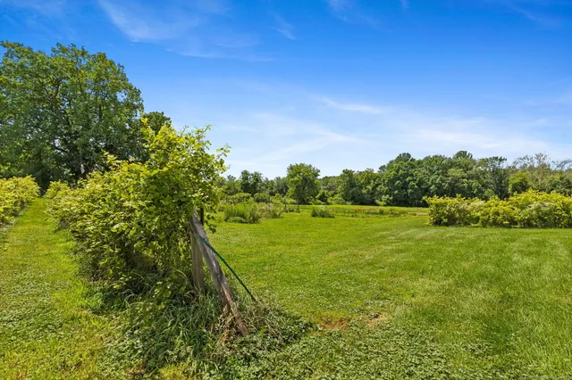 a view of an outdoor space and a yard
