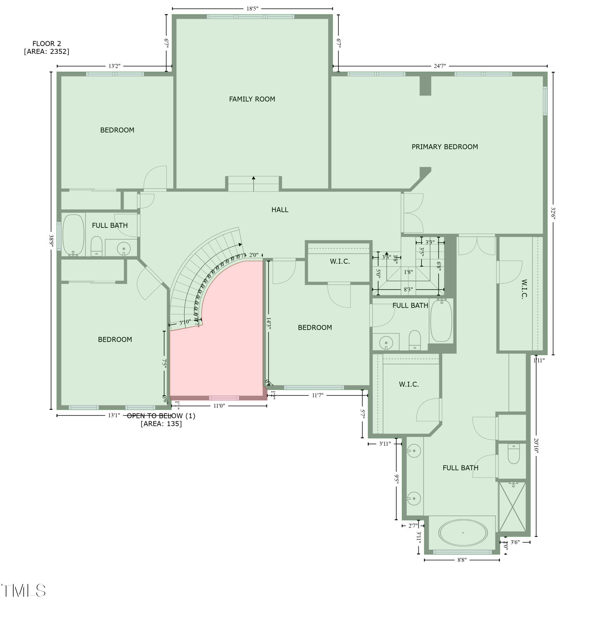 7112 Hasentree Way Wake Forest, NC 27587 - Photo 44 of 46 2nd_floor_7112_hasentree_way_wake_forest