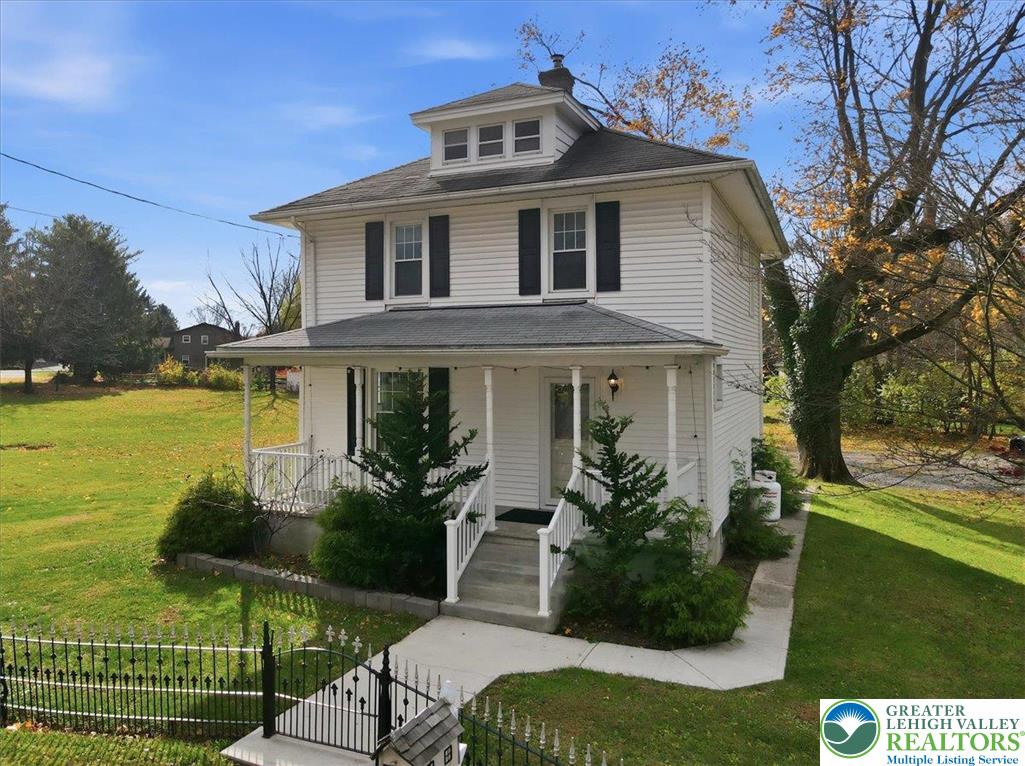 4441 Newburg Road Nazareth, PA 18064 - Photo 3 of 65 a front view of a house with garden