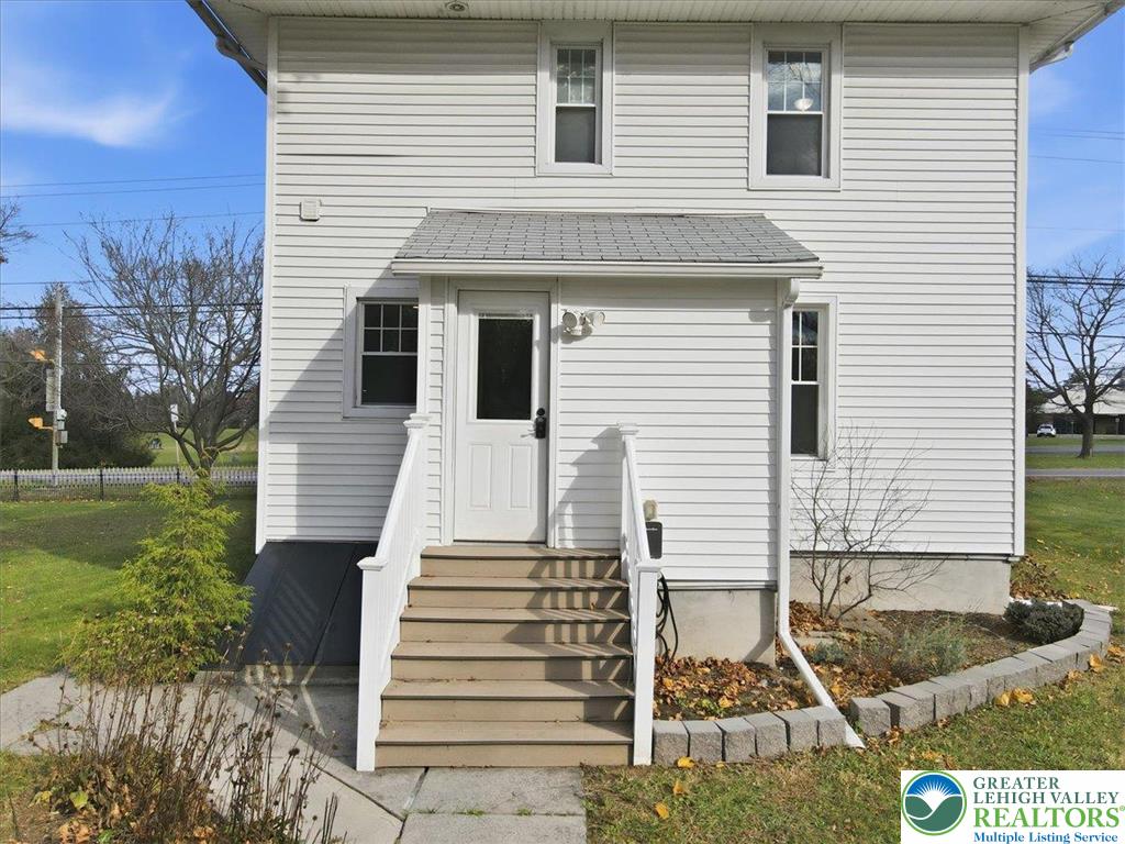 4441 Newburg Road Nazareth, PA 18064 - Photo 43 of 65 a view of a house with backyard and trees