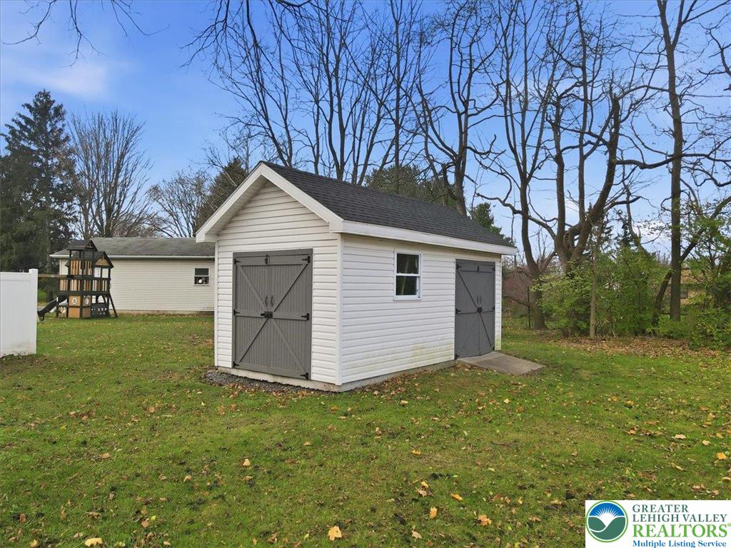 4441 Newburg Road Nazareth, PA 18064 - Photo 46 of 65 a front view of a house with a garden