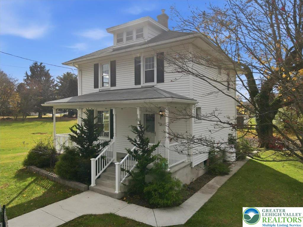 4441 Newburg Road Nazareth, PA 18064 - Photo 51 of 65 a front view of a house with garden