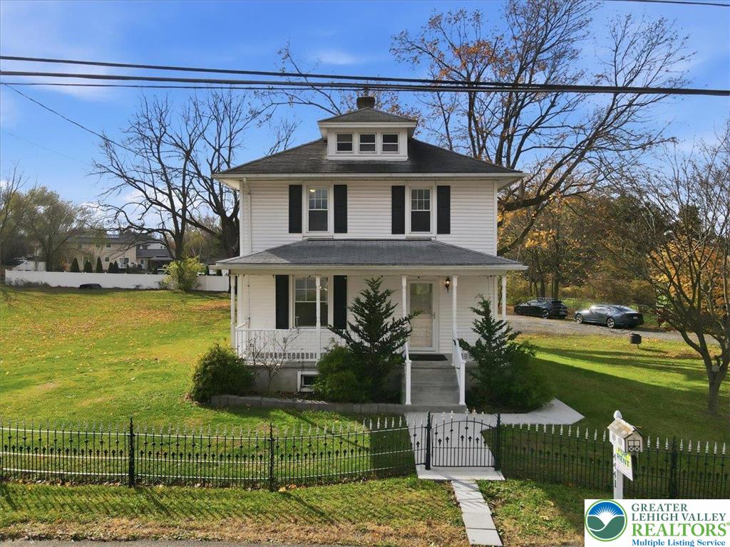 4441 Newburg Road Nazareth, PA 18064 - Photo 52 of 65 a front view of a house with garden