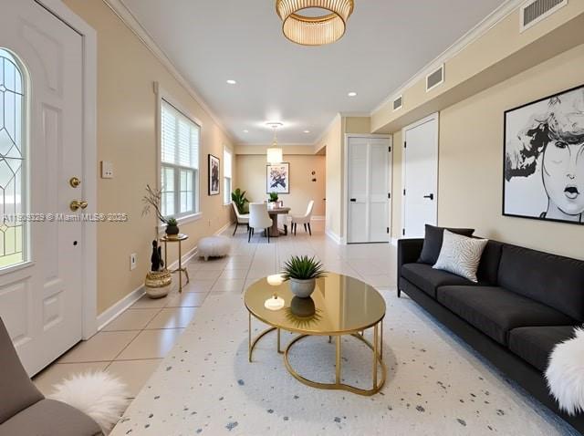 2701 Southwest 29th Avenue Miami, FL 33133 - Photo 4 of 17 a living room with furniture and a large window