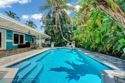 a view of a house with swimming pool