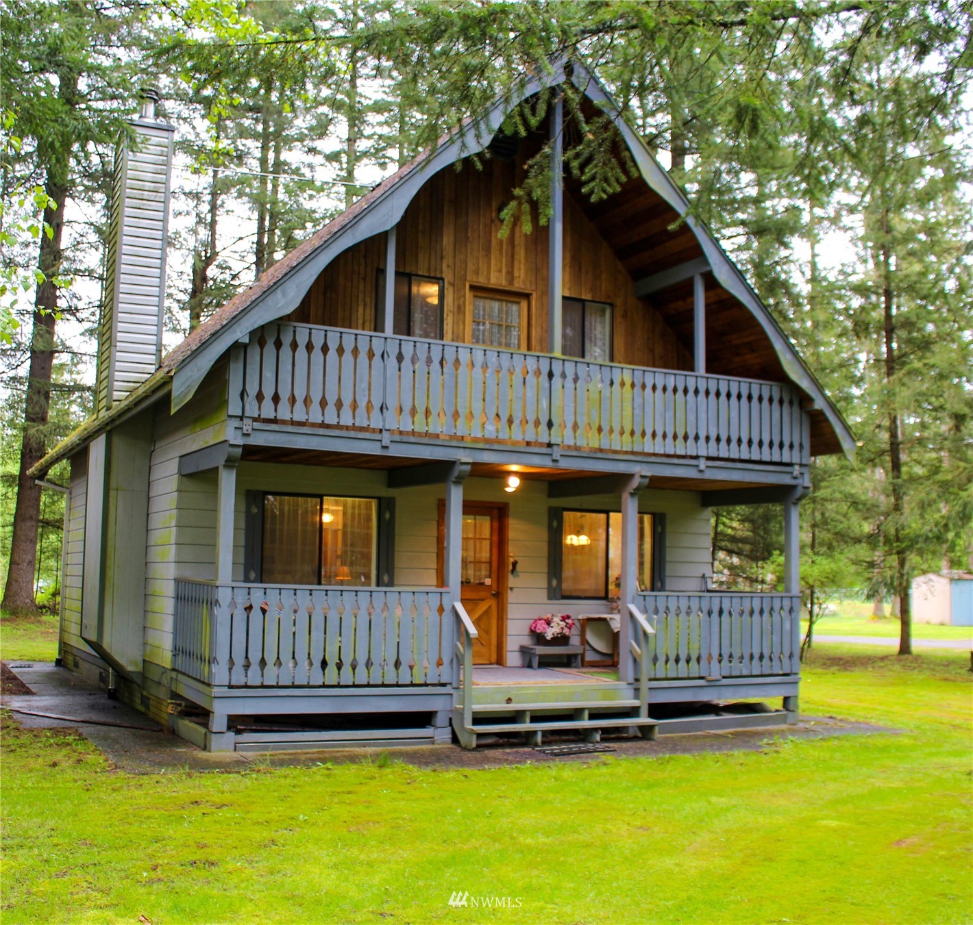 8014 Valley View Road Custer, WA 98240 - Photo 1 of 28 a view of a house with a yard deck and a large tree
