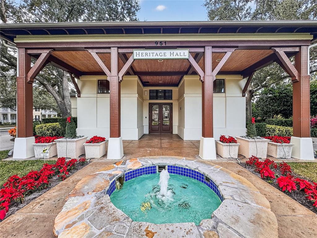 920 Spring Park Street, Unit 303 Celebration, FL 34747 - Photo 36 of 40 a view of swimming pool with a porch and furniture
