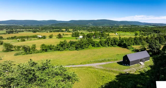 a view of lake and mountain
