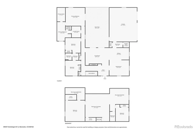 $950,000 | 49447 Antelope Drive East, Bennett, CO 80102