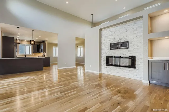 a view of a living room