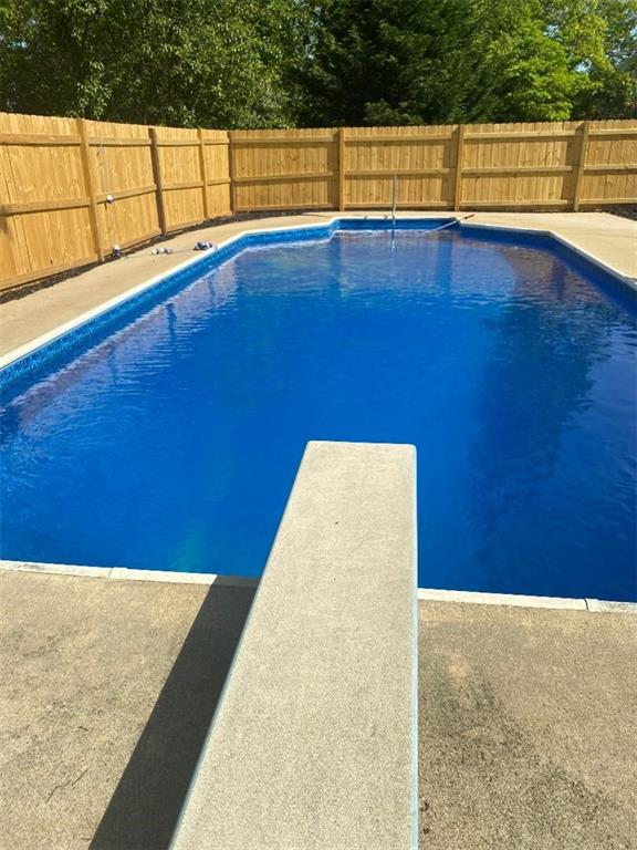 a view of a swimming pool