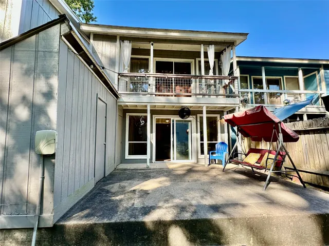 a view of a house with sitting area and porch