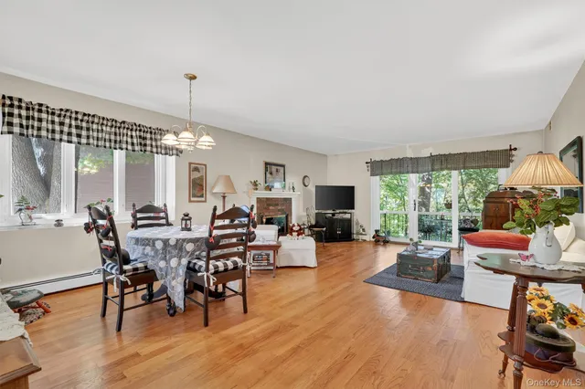 a view of a livingroom with furniture window and wooden floor
