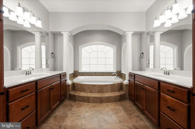 a view of swimming pool with a yard