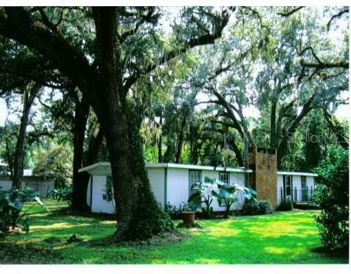 511 C R 532 South Bushnell, FL 33513 - Photo 1 of 1 a view of a backyard with potted plants and large trees