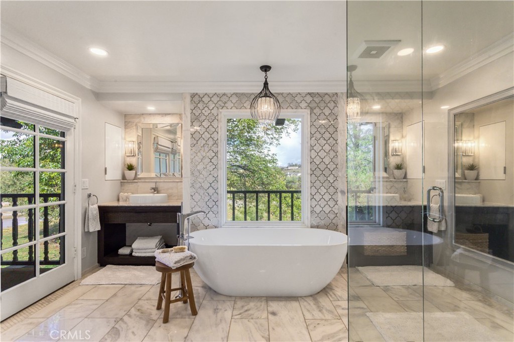 38250 Pratt Road Temecula, CA 92592 - Photo 23 of 51 Primary Bath with Radiant Heated Floors