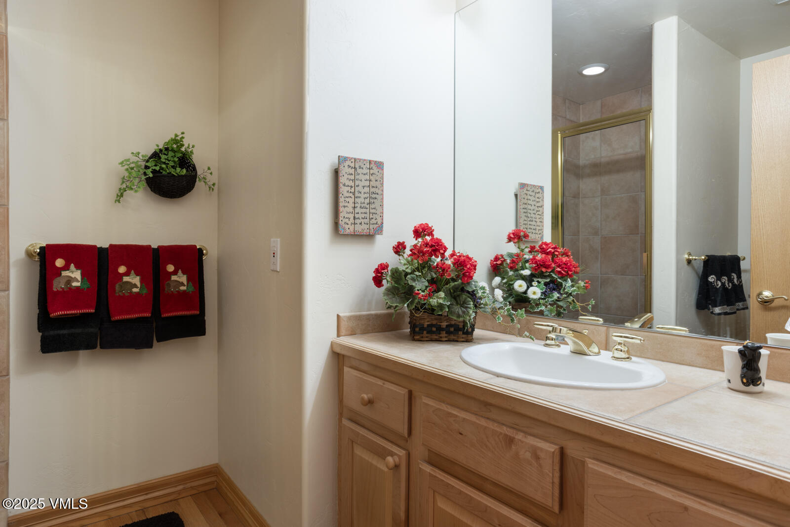 840 June Creek Road Edwards, CO 81632 - Photo 16 of 34 a bathroom with a sink and a mirror