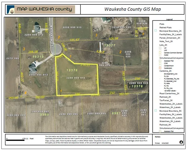 $239,800 | Lt1 Lt1 Madyson Court, Muskego, WI 53150