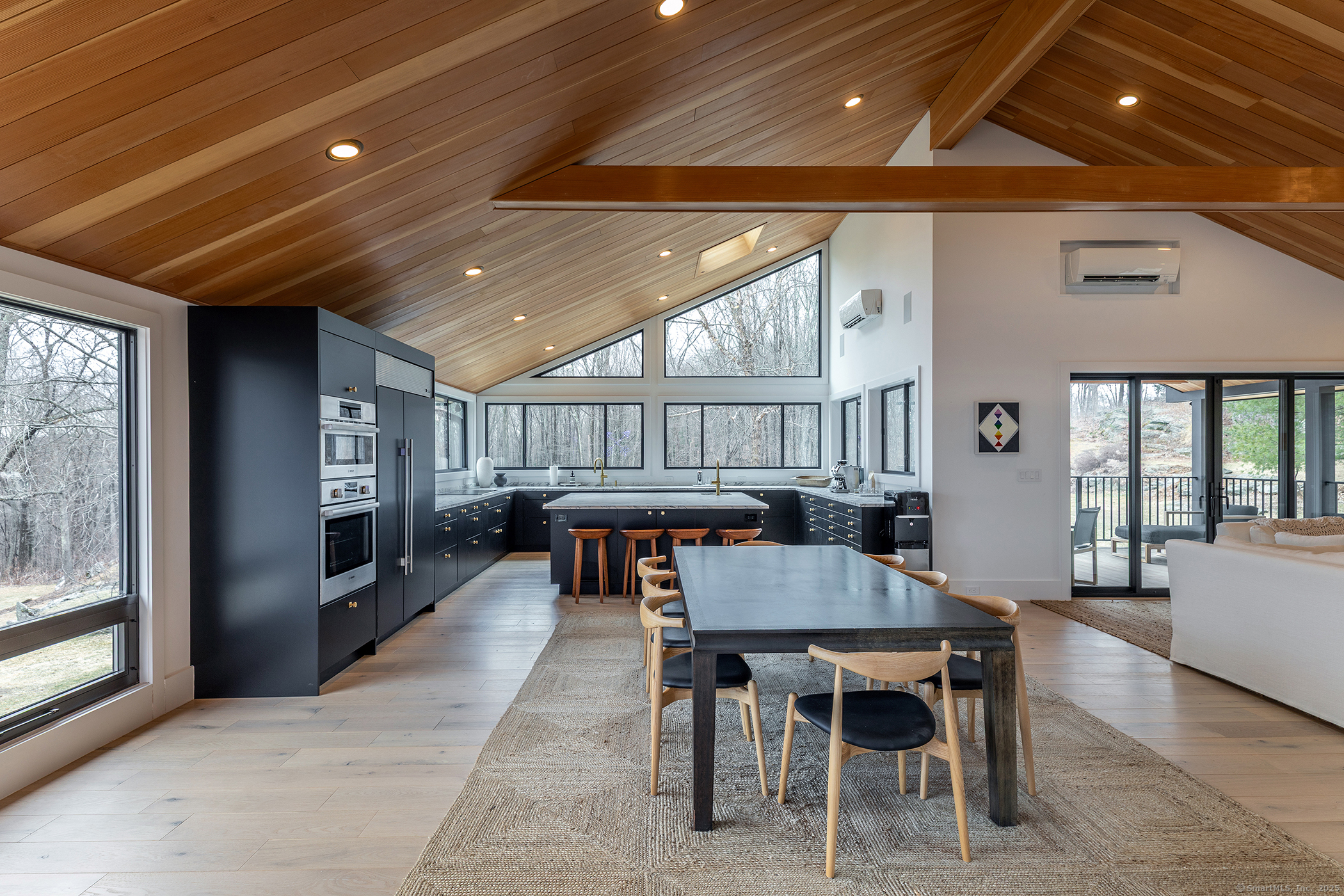 34 Old Roxbury Road Roxbury, CT 06783 - Photo 6 of 29 a view of a dining room with furniture window and wooden floor