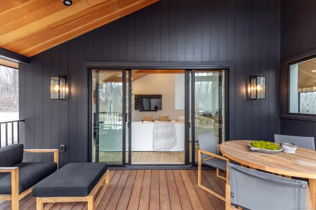 a room with furniture and window