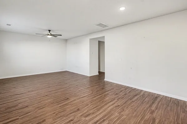 wooden floor in an empty room