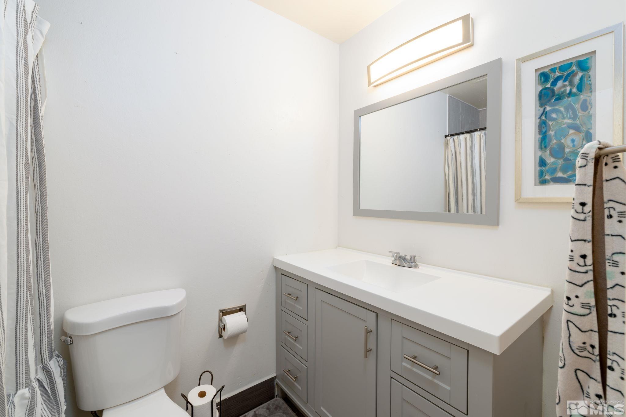 2400 Apollo Way Reno, NV 89503 - Photo 21 of 30 a bathroom with a sink toilet and mirror