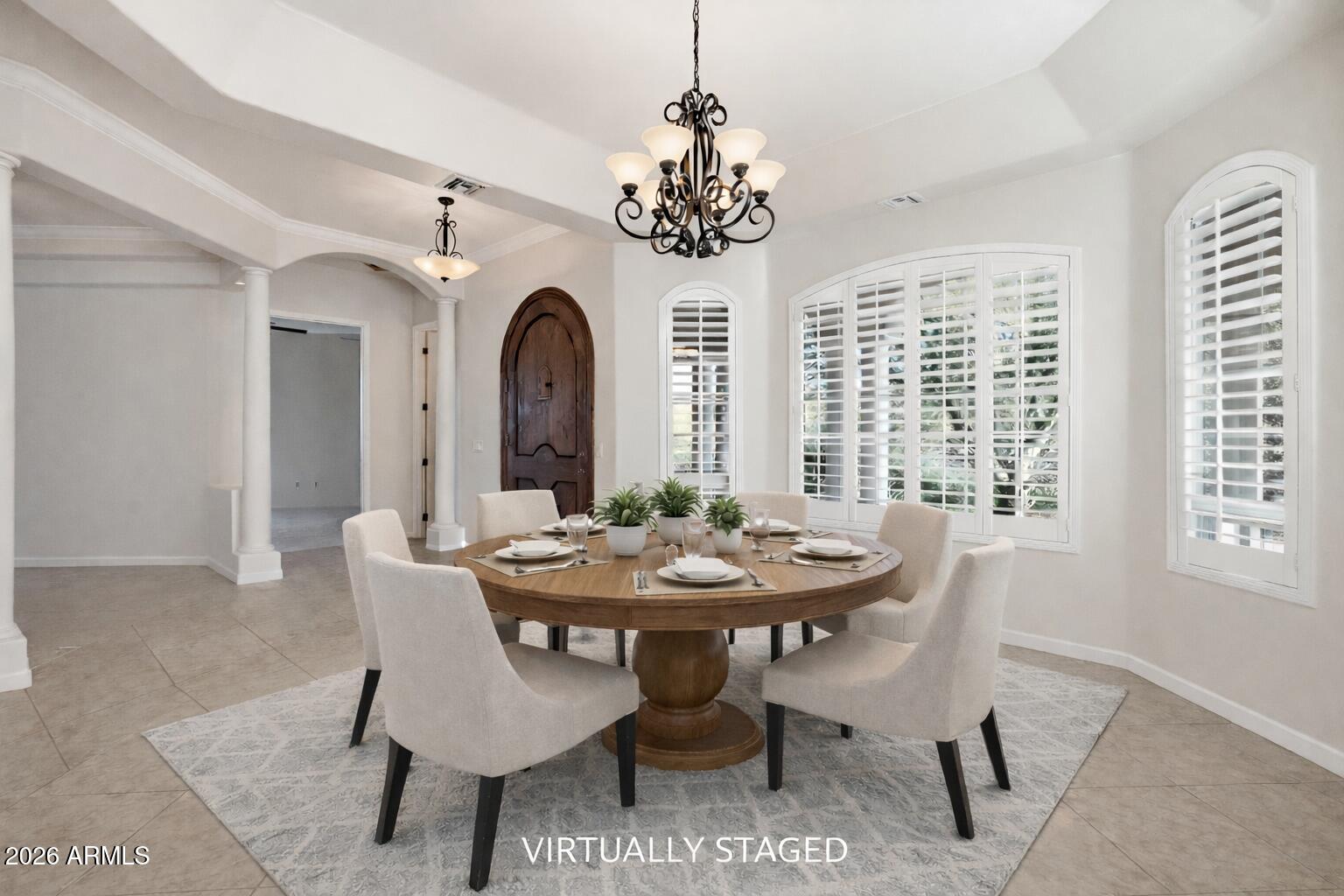 7917 East Cave Creek Road Carefree, AZ 85377 - Photo 9 of 56 Dining room - virtually staged