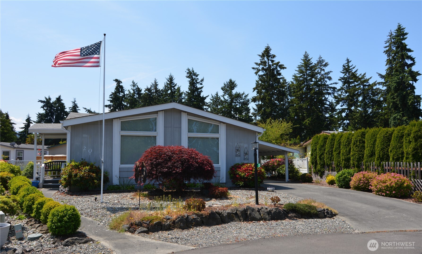 20 Brett Circle Sequim, WA 98382 - Photo 36 of 36 a front view of a house with garden