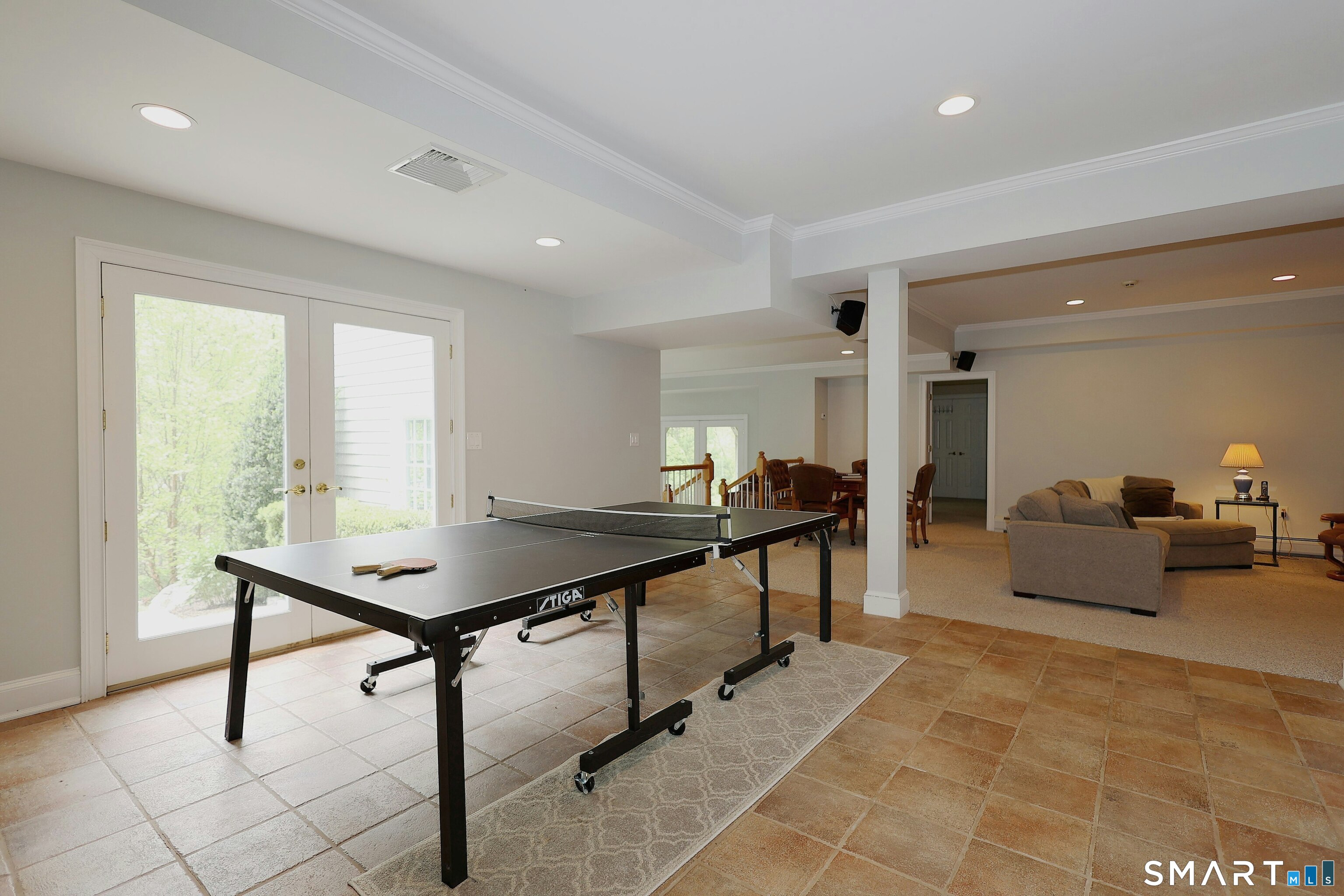 30 Whipstick Road Ridgefield, CT 06877 - Photo 36 of 40 a room with furniture pool table and windows