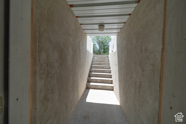 190 600 North Ferron, UT 84523 - Photo 58 of 85 View of the stairs for the outside entrance from the basement.
