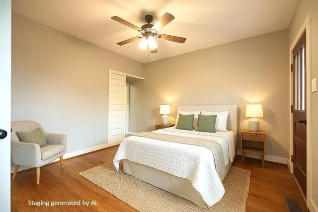 a picture of a park with furniture