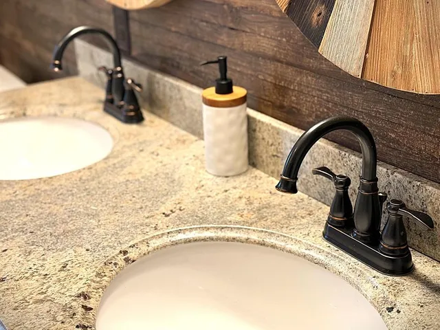 a close view of utility room