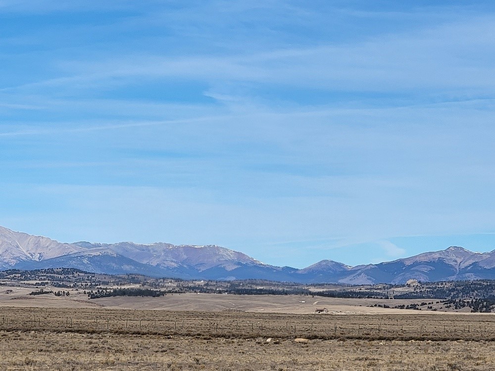 1162 Rocky Mountain Road Hartsel, CO 80449 - Photo 19 of 45 a view of a mountain with sunset view